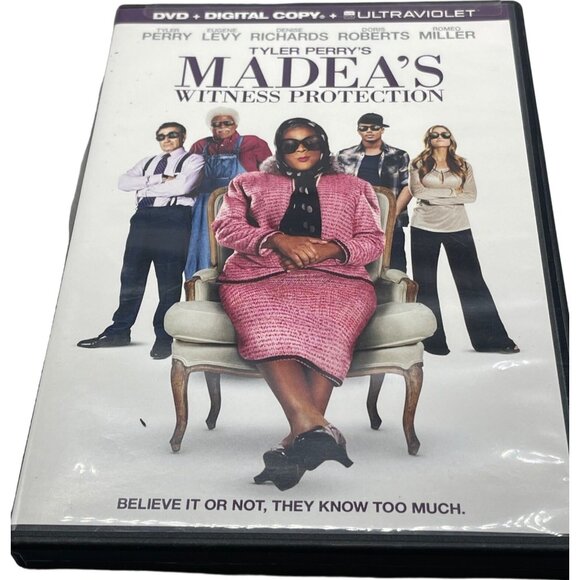 Madea's Witness Protection DVD 2012 Tyler Perry 115 minutes PG-13 English READ - Picture 1 of 3